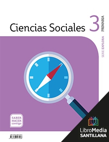 Book cover LM PLAT Alumno Ciencias Sociales Cantabria 3 Primaria Saber Hacer Contigo