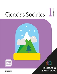 Book cover LM PLAT Alumno Ciencias Sociales 1 Primaria Saber Hacer Contigo Canarias