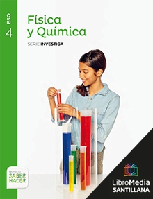 Book cover LM PLAT Alumno Física y Química 4 ESO Saber Hacer Zubia