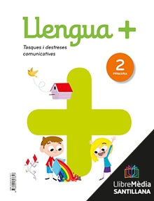 Book cover LM PLAT Alumne Llengua + Sèrie Pràctica 2 Primària Grup Promotor