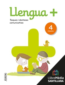 Book cover LM PLAT Alumne Llengua + Sèrie Pràctica 4 Primària Grup Promotor