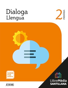 Book cover LM PLAT Alumne Llengua Dialoga 2 Primària Saber Fer Amb Tu Voramar