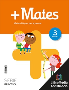 Book cover LM PLAT Alumne + Mates Sèrie Pràctica 3 Primària Voramar