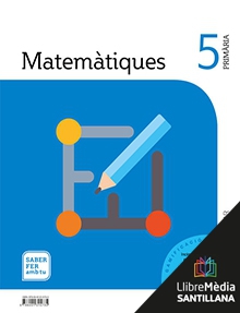 Book cover LM PLAT Alumne Matemàtiques 5 Primària Saber Fer Amb Tu Voramar