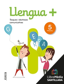 Book cover LM PLAT Alumne Llengua + Sèrie Pràctica 5 Primària Grup Promotor