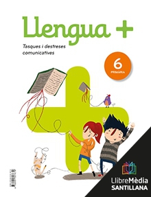 Book cover LM PLAT Alumne Llengua + Sèrie Pràctica 6 Primària Grup Promotor