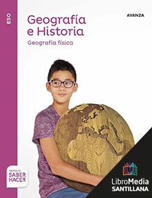 Book cover LM PLAT Alumno Geografía e Historia Geografía física Avanza Saber Hacer