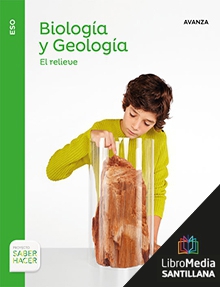 Book cover LM PLAT Alumno Biología y Geología El relieve Avanza Saber Hacer