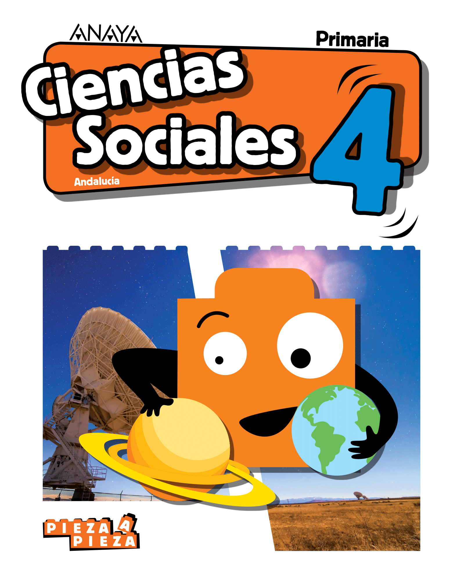 Book cover Ciencias Sociales 4. + In focus. Primaria.  Anaya + Digital - Andalucía