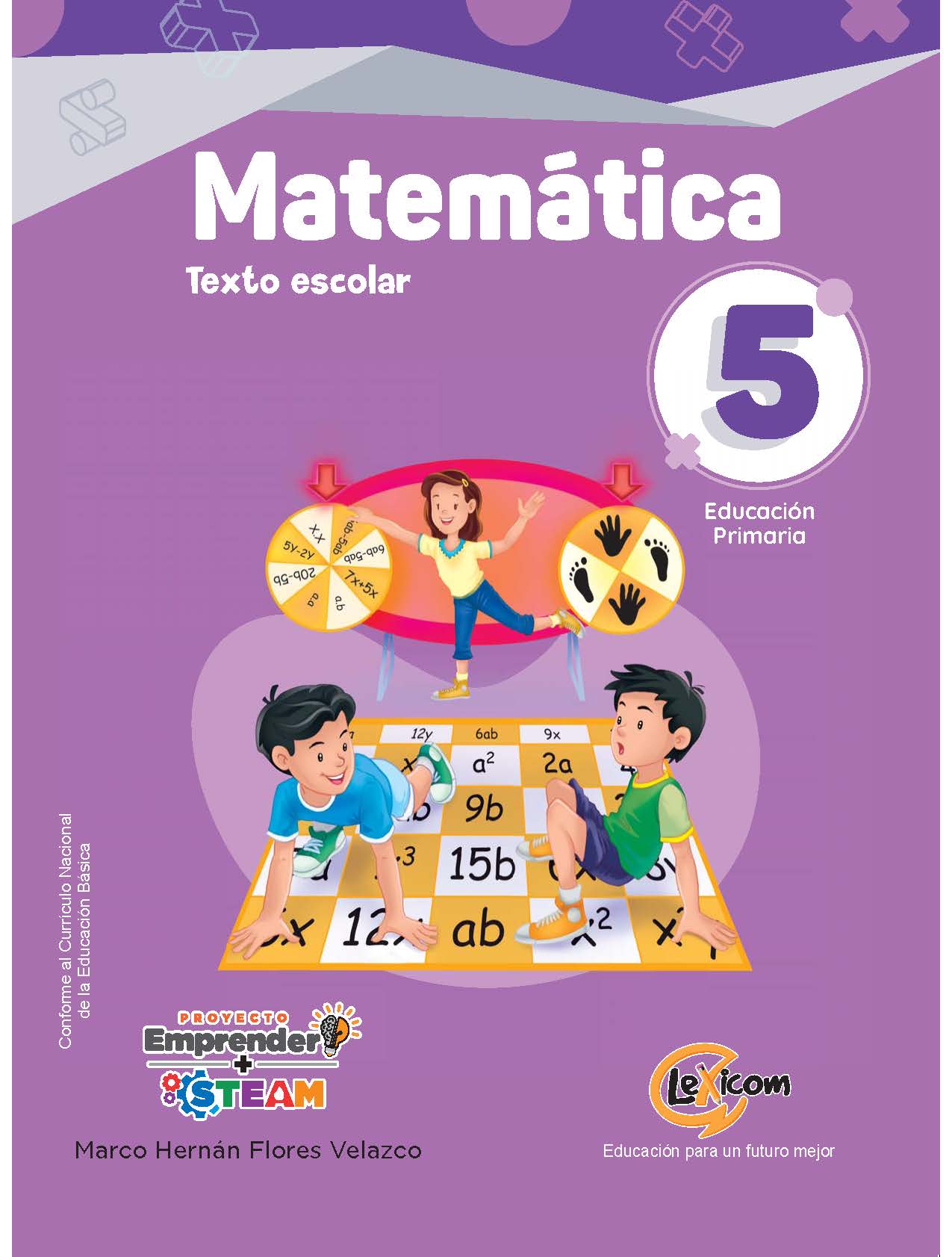 Book cover Más.Mentemática 5, educación primaria: Matemática