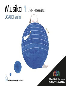 Book cover LM PLAT Ikaslea Musika 1 Lehen Hezkuntza Jakintzaren Etxea proiektua Zubia