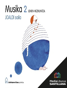 Book cover LM PLAT Ikaslea Musika 2 Lehen Hezkuntza Jakintzaren Etxea proiektua Zubia