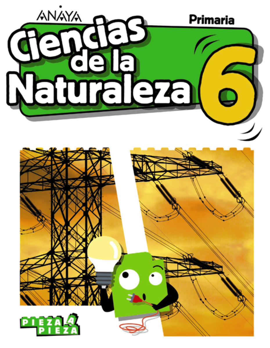 Book cover Ciencias de la Naturaleza 6. Primaria. Anaya + Digital.