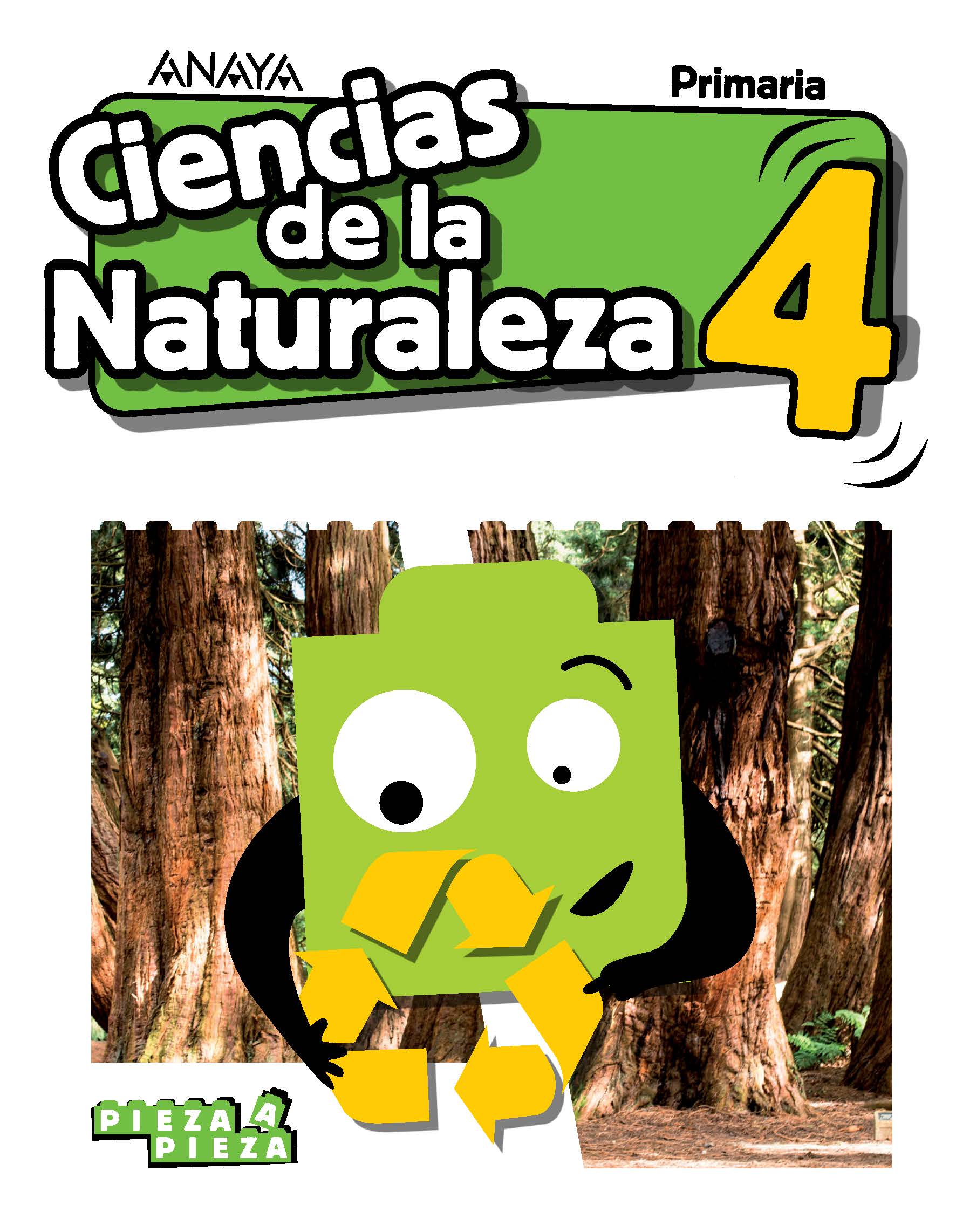 Book cover Ciencias de la Naturaleza 4. + In focus. Primaria. Anaya + Digital.