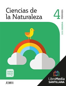 Book cover LM PLAT Alumno Ciencias Naturales Observa 4 Primaria Saber Hacer Contigo