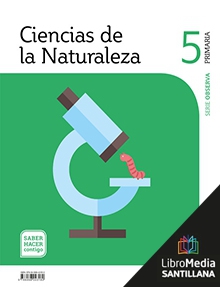 Book cover LM PLAT Alumno Ciencias Naturales Observa 5 Primaria Saber Hacer Contigo