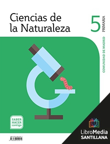 Book cover LM PLAT Alumno Ciencias Naturales Comunidad de Madrid 5 Primaria Saber Hacer Contigo