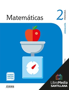 Book cover LM PLAT Alumno Matemáticas 2 Primaria Saber Hacer Contigo Grazalema