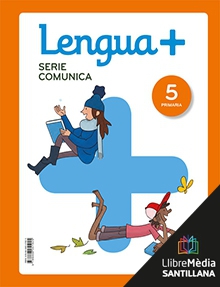 Book cover LM PLAT Alumno Lengua + Serie Comunica 5 Primaria