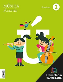 Book cover LM PLAT Alumne Música Acords 2 Primària Grup Promotor