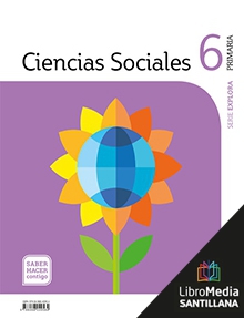 Book cover LM PLAT Alumno Ciencias Sociales Castilla la Mancha 6 Primaria Saber Hacer Contigo