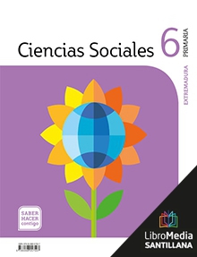 Book cover LM PLAT Alumno Ciencias Sociales Extremadura 6 Primaria Saber Hacer Contigo