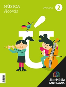 Book cover LM PLAT Alumne Música Acords 2 Primària Voramar