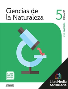 Book cover LM PLAT Alumno Ciencias Naturales Investiga 5 Primaria Saber Hacer Contigo