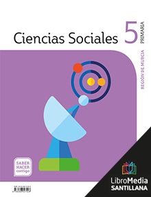 Book cover LM PLAT Alumno Ciencias Sociales Murcia 5 Primaria Saber Hacer Contigo