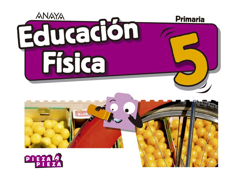 Book cover Educación Física 5. Primaria. Anaya + Digital.