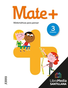 Book cover LM PLAT Alumno Mate + 3 Primaria Grazalema