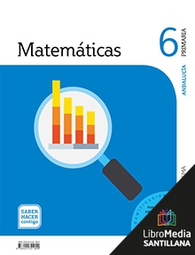 Book cover LM PLAT Alumno Matemáticas 6 Primaria Saber Hacer Contigo Grazalema