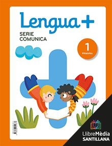 Book cover LM PLAT Alumno Lengua + Serie Comunica 1 Primaria