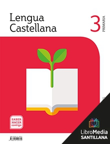 Book cover LM PLAT Alumno Lengua 3 Primaria Saber Hacer Contigo Canarias