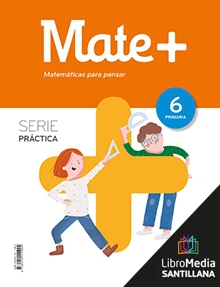 Book cover LM PLAT Alumno Mate + Serie Práctica 6 Primaria