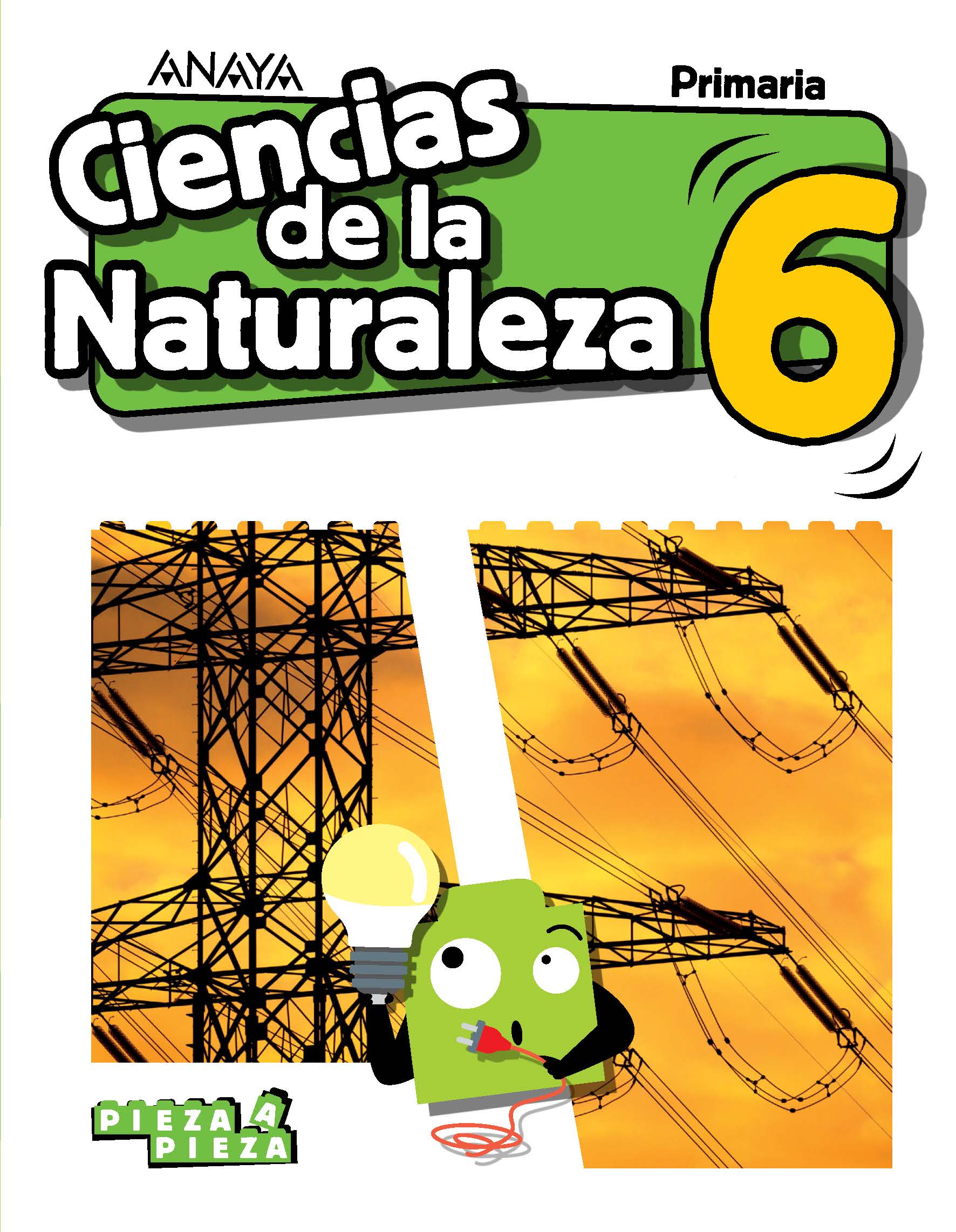 Book cover Ciencias de la Naturaleza 6. + In focus. Primaria. Anaya + Digital.