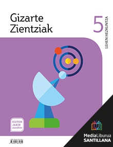 Book cover LM PLAT Ikaslea Gizarte Zientziak 5 Lehen Hezkuntza Egiten Jakin Zurekin Zubia