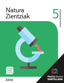 Book cover LM PLAT Ikaslea Natura Zientziak 5 Lehen Hezkuntza Egiten Jakin Zurekin Zubia