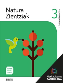 Book cover LM PLAT Ikaslea Natura Zientziak 3 Lehen Hezkuntza Egiten Jakin Zurekin Zubia