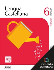 Book cover LM PLAT Alumno Lengua Castellana 6 Primaria Saber Hacer Contigo Grazalema