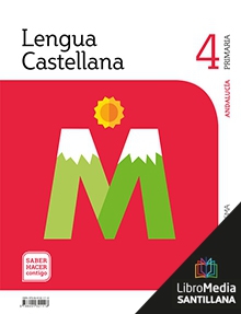 Book cover LM PLAT Alumno Lengua Castellana 4 Primaria Saber Hacer Contigo Grazalema