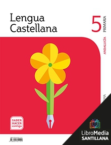 Book cover LM PLAT Alumno Lengua Castellana 5 Primaria Saber Hacer Contigo Grazalema