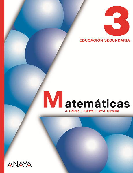 Book cover Matemáticas 3º ESO