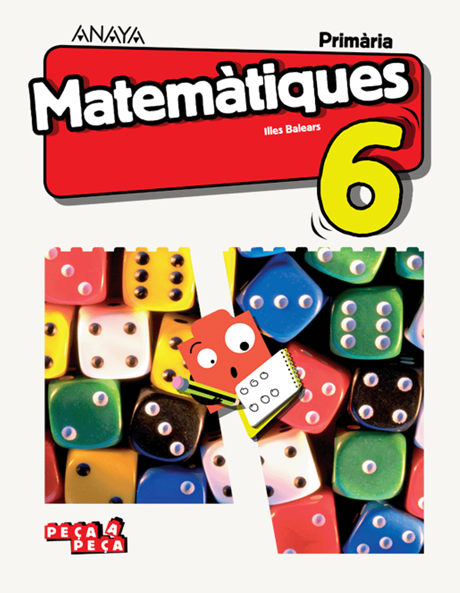 Book cover Matemàtiques 6 Primària Anaya + Digital