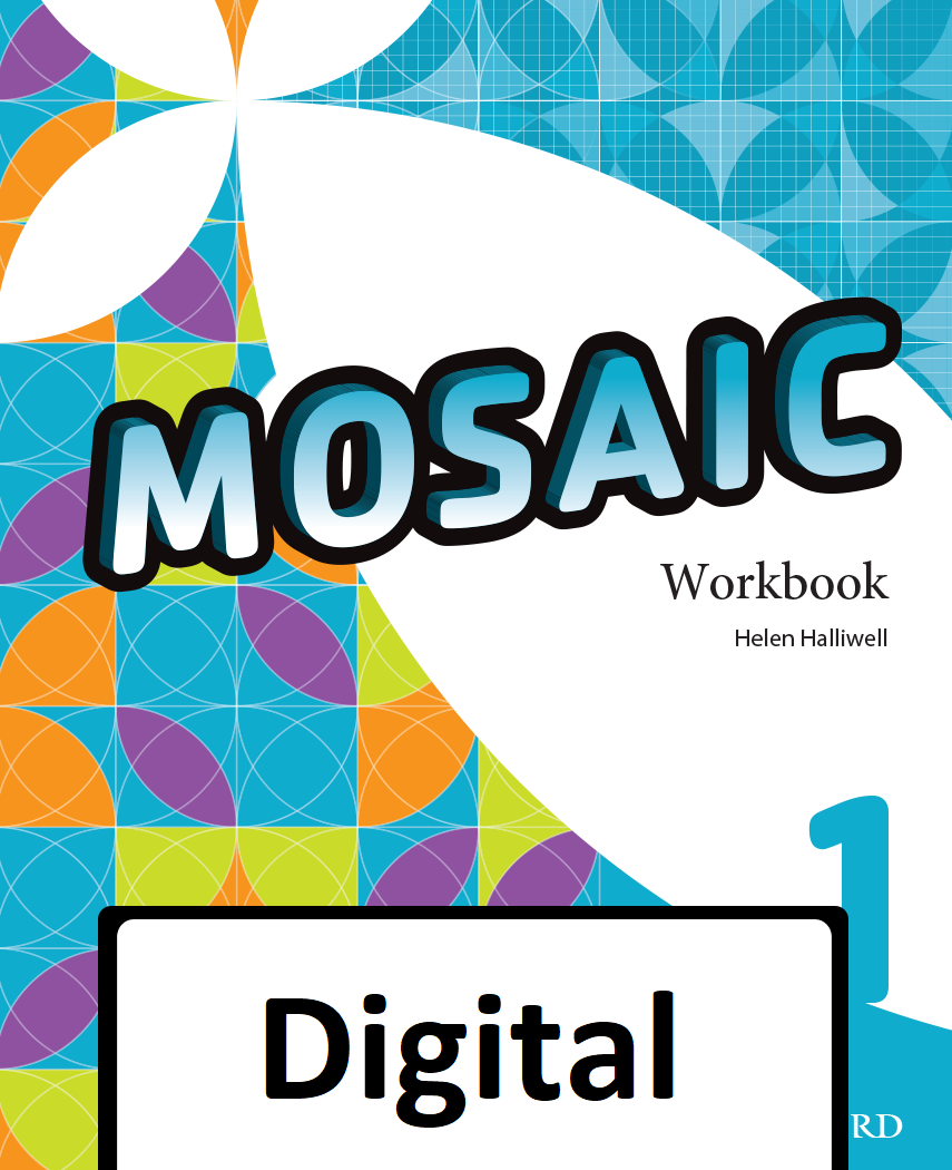 Book cover Mosaic 1. Digital Workbook