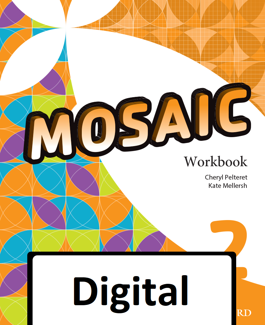 Book cover Mosaic 2. Digital Workbook