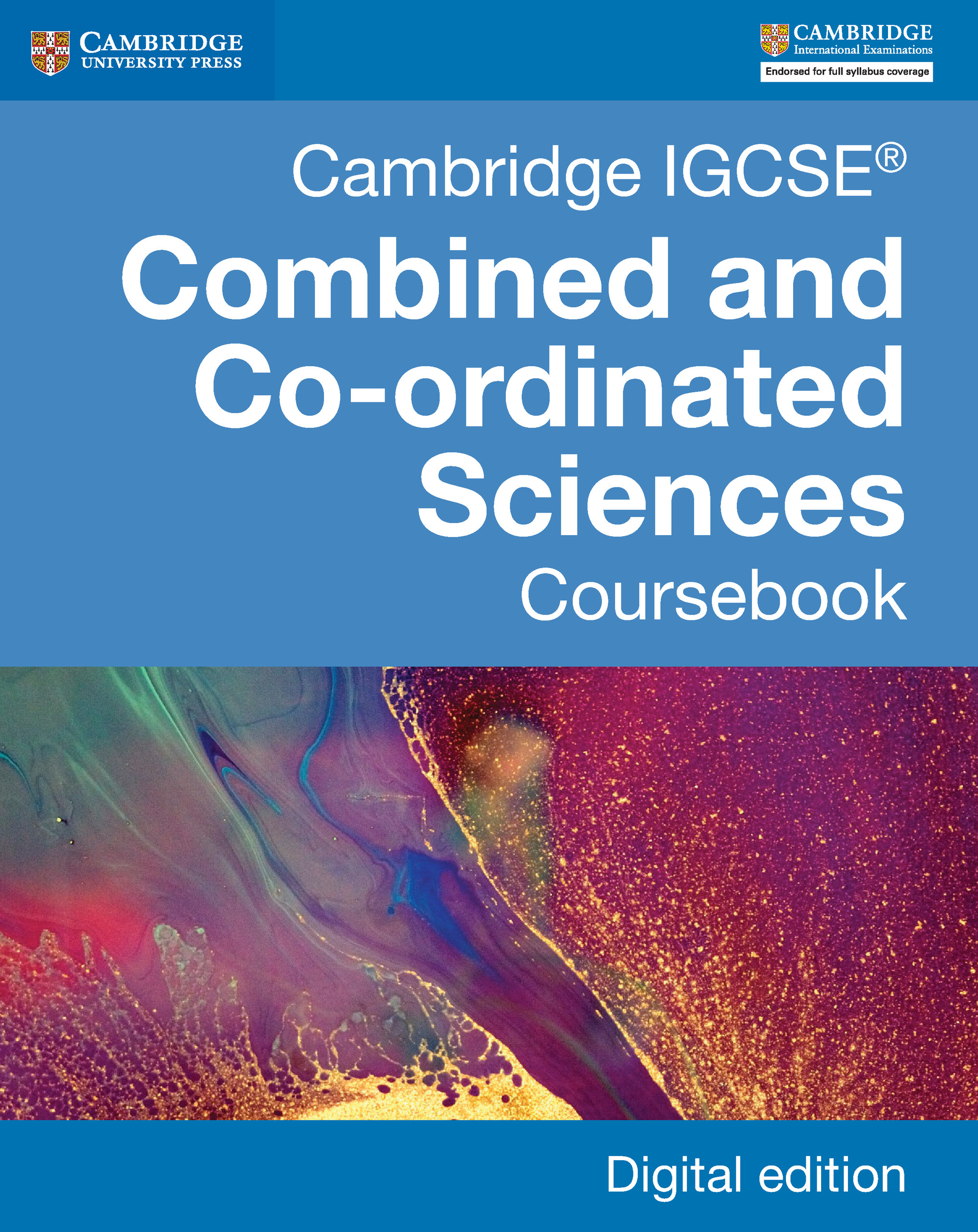 IGCSE Combined and Coordinated Science Digital book BlinkLearning