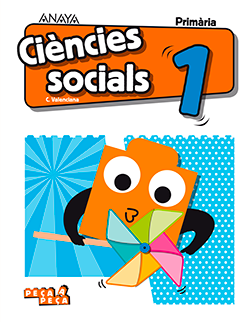 Book cover Ciències socials 1. Primària. Professorat. Anaya + Digital.