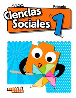 Book cover Ciencias Sociales 1. Primaria. Anaya + Digital