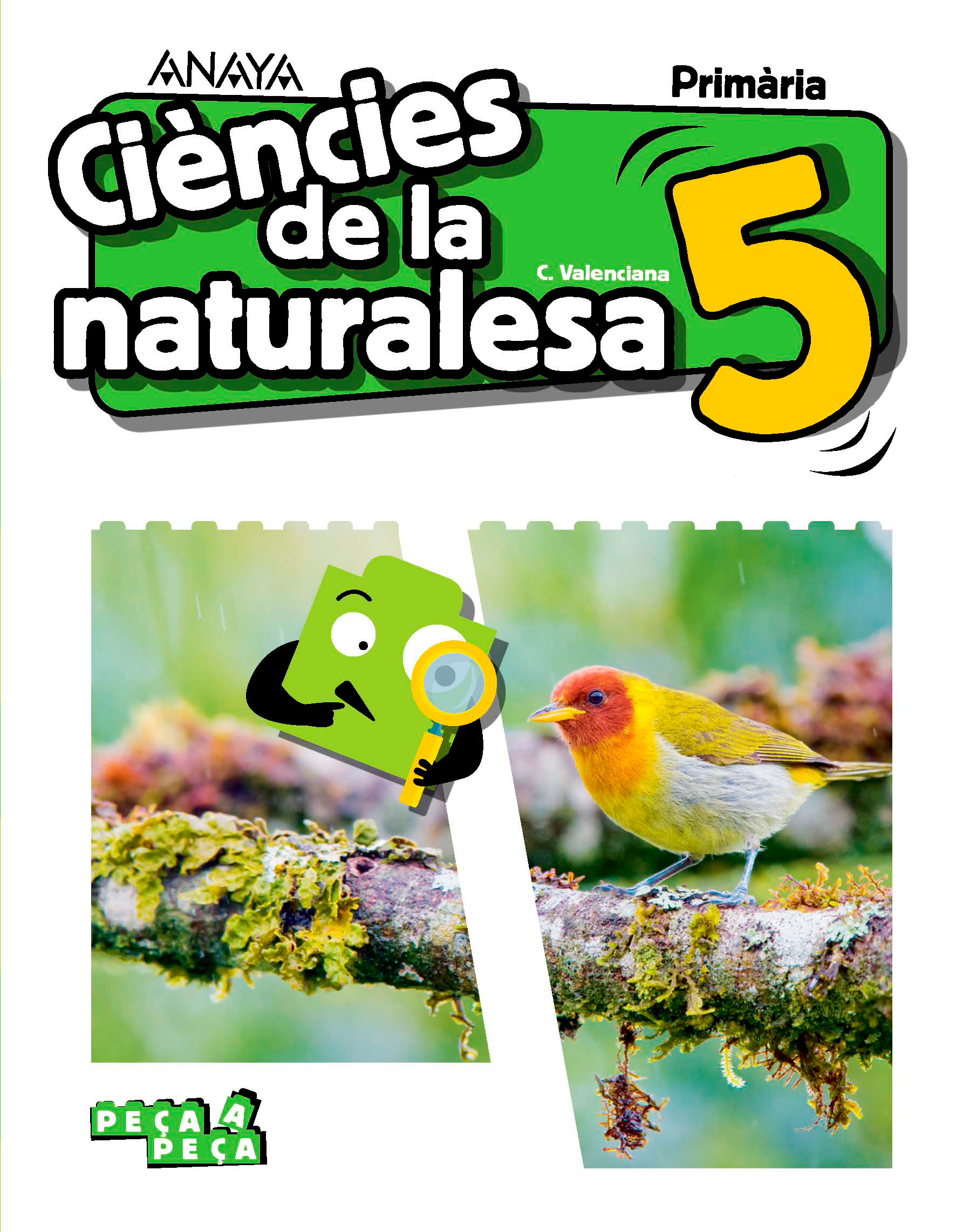 Book cover Ciències de la naturalesa 5. Primària. Anaya + Digital.